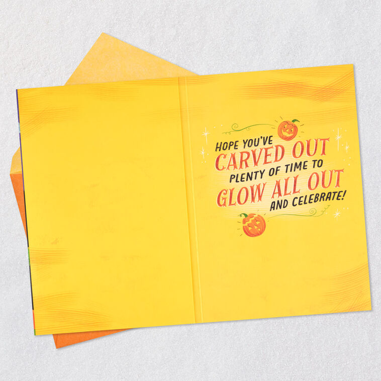 Hallmark Joking Jack-o'-Lantern Funny Halloween Card With Sound And Lights