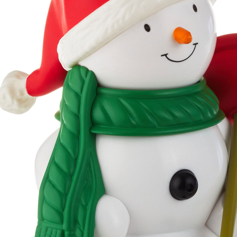 Hallmark Jolly In The John Holiday Snowman With Sound