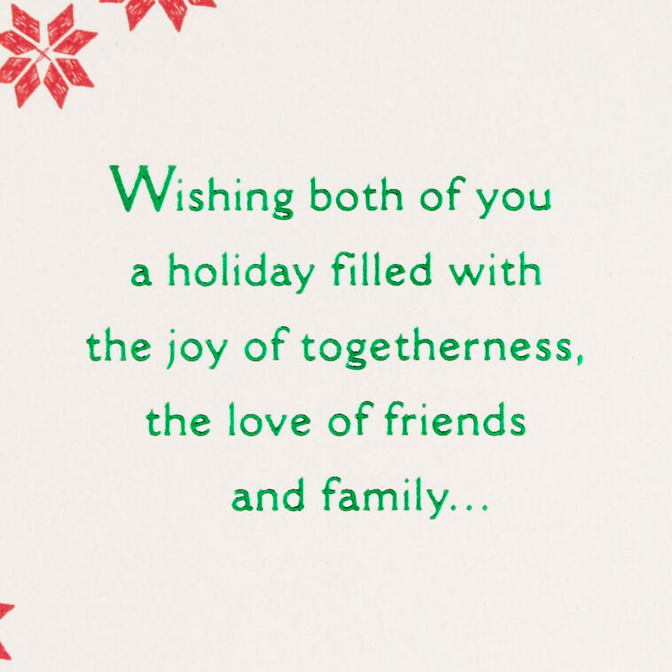 Hallmark Joy Love And Memories Christmas Card For Brother And Sister-in-Law