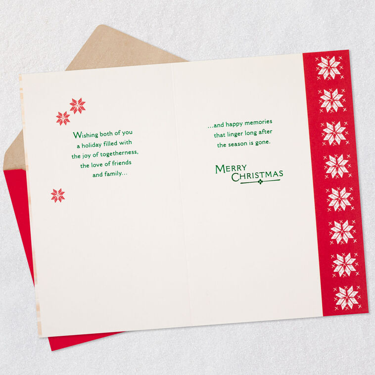Hallmark Joy Love And Memories Christmas Card For Brother And Sister-in-Law