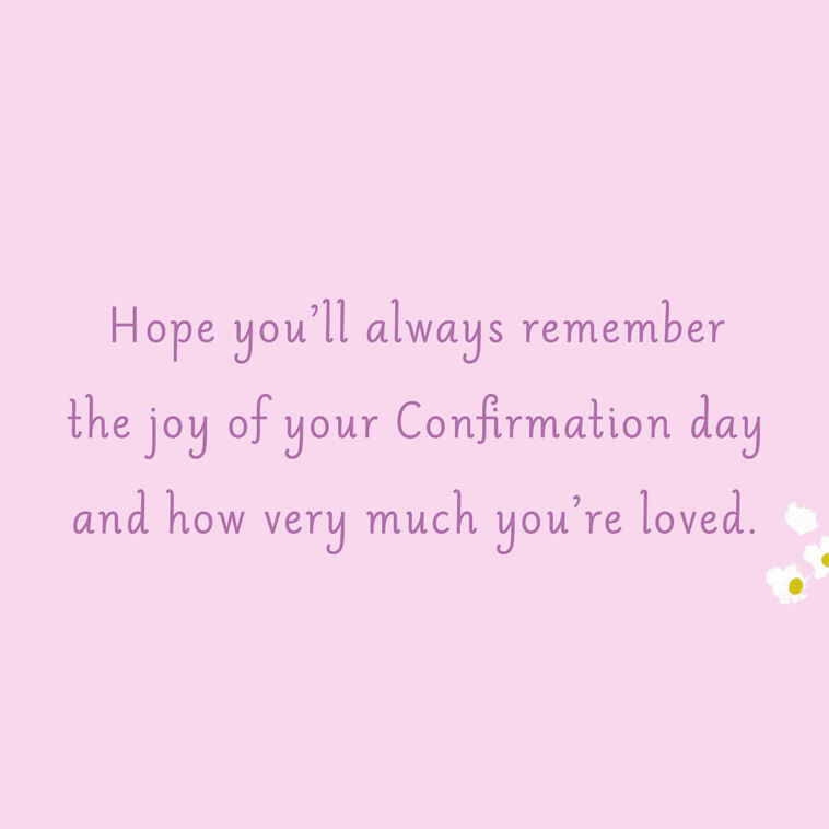 Hallmark Joy Love And Prayers Confirmation Card For Daughter