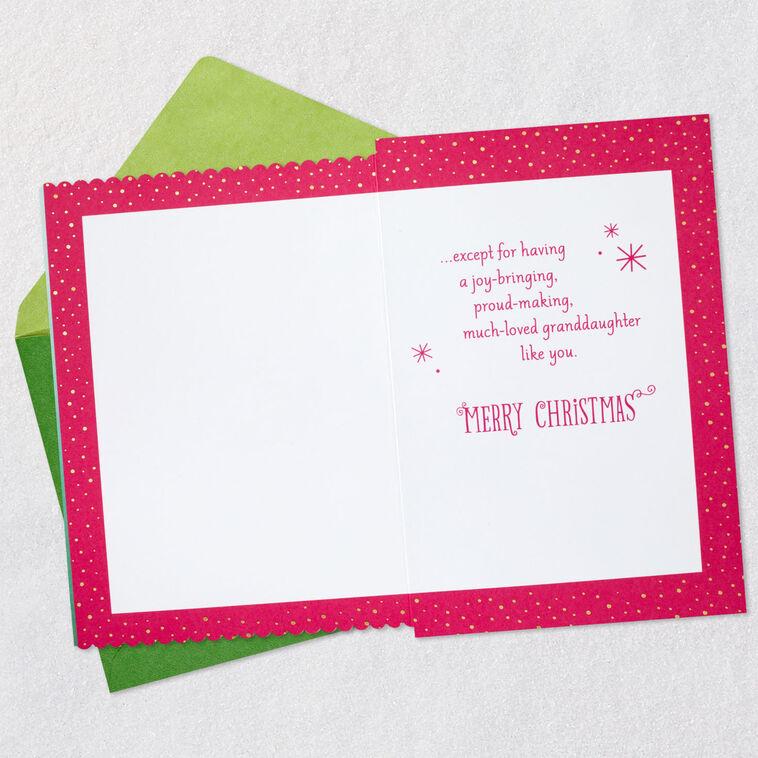 Hallmark Joy Pride And Love Christmas Card For Granddaughter