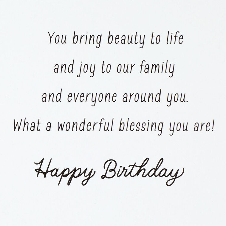 Hallmark Joy To Our Family Birthday Card For Granddaughter With Ornament