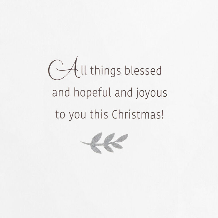 Hallmark Joy To The World On Blue Boxed Christmas Cards Pack Of 40