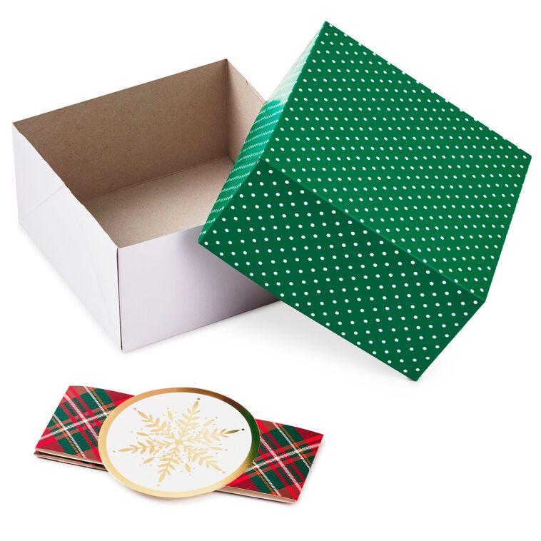 Hallmark Joy To You 3-Pack Christmas Gift Boxes Assorted Sizes And Designs