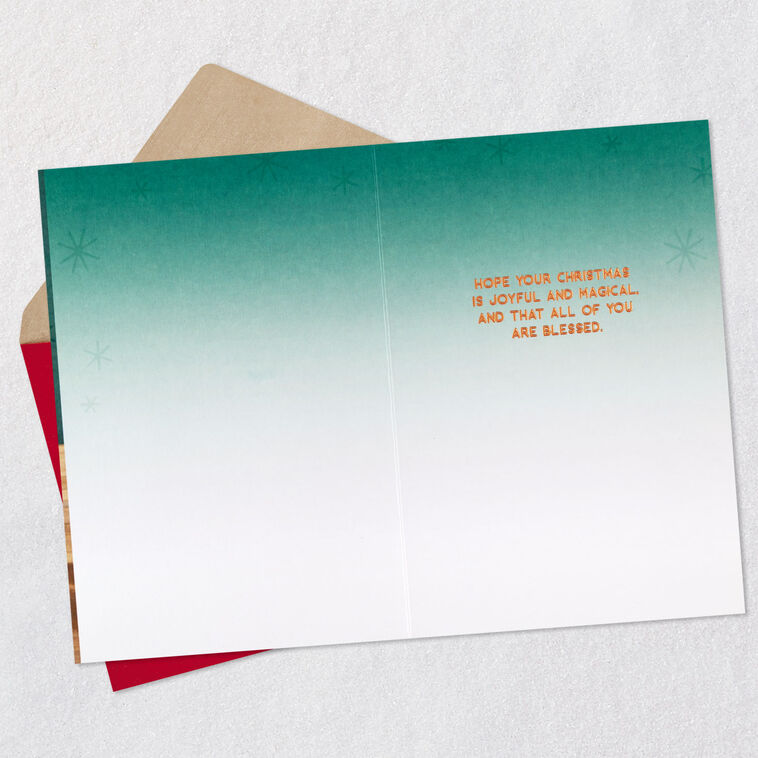 Hallmark Joyful Wishes Christmas Card For Nephew And His Family