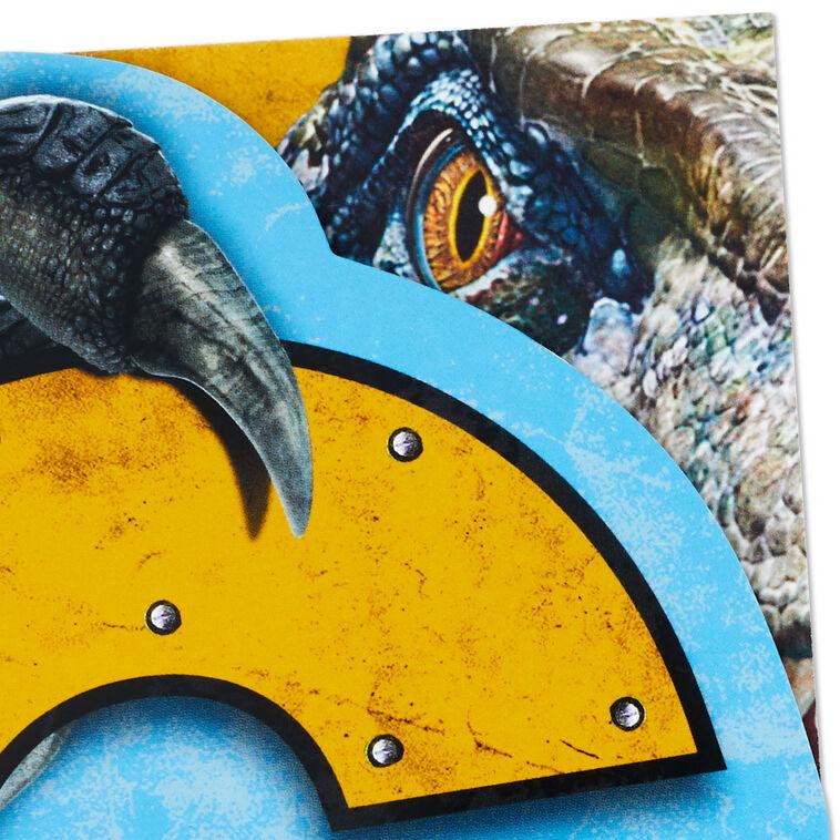 Hallmark Jurassic World You're Jura-Six Musical 6th Birthday Card