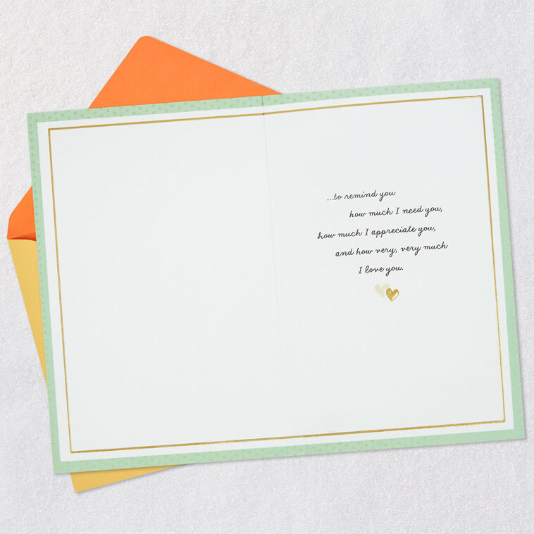 Hallmark Just A Little Love Note Romantic Love Card