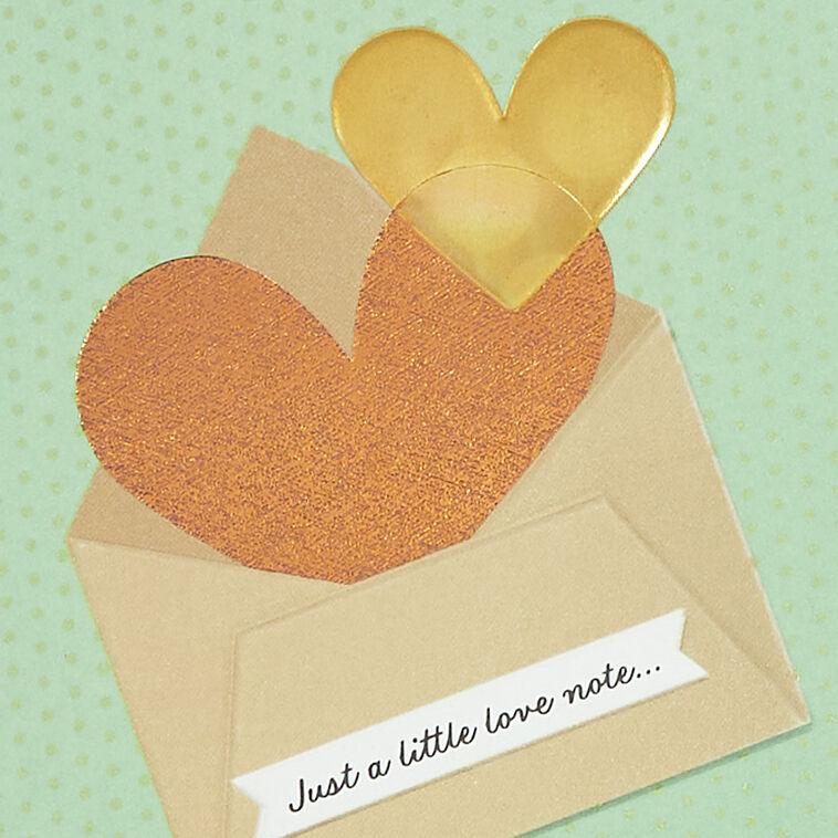 Hallmark Just A Little Love Note Romantic Love Card