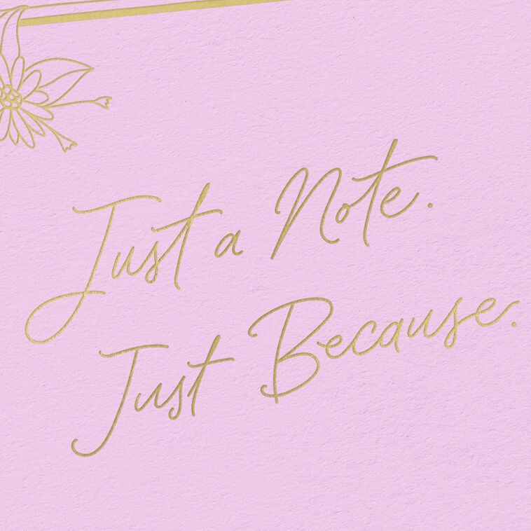 Hallmark Just A Note On Pink Blank Notes Pack Of 10