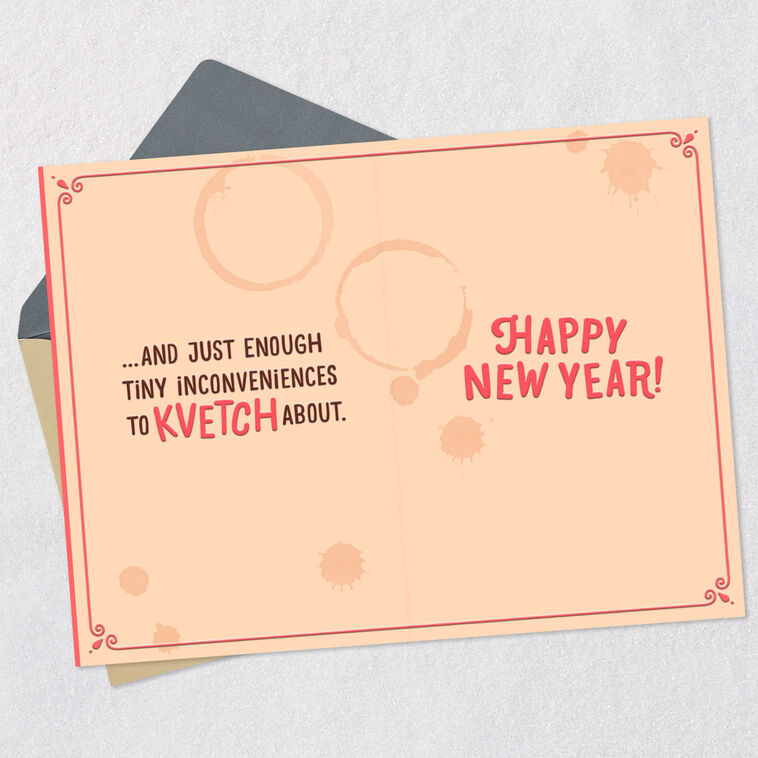 Hallmark Just Enough Kvetching Funny Rosh Hashanah Card