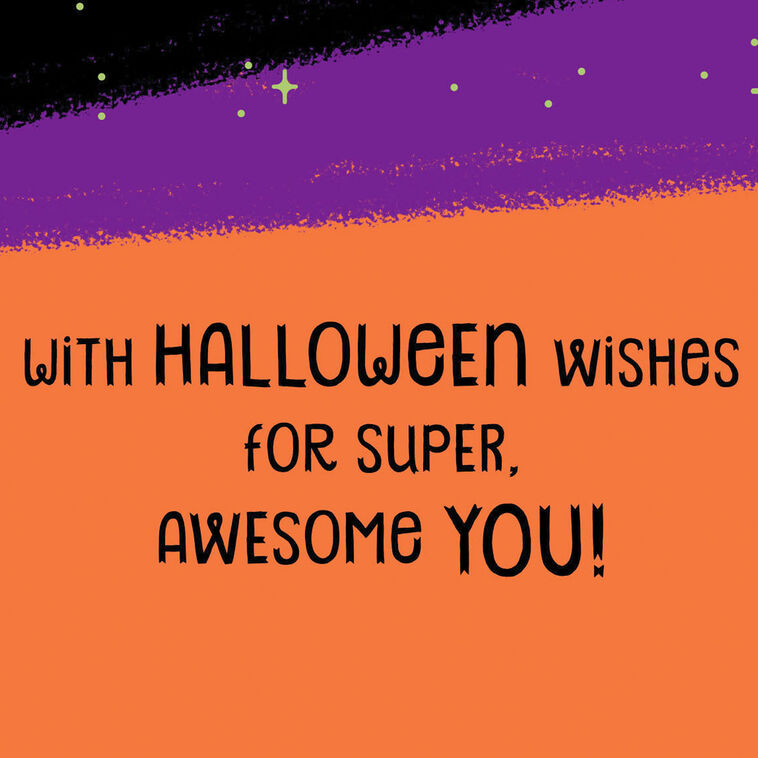 Hallmark Just Flying By Bats Halloween Card For Kids