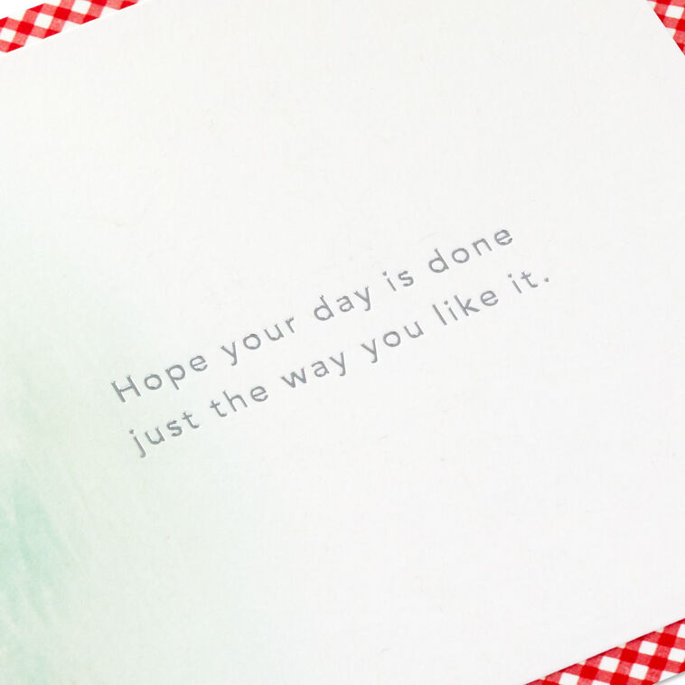 Hallmark Just For You BBQ Grill 3D Pop-Up Birthday Card