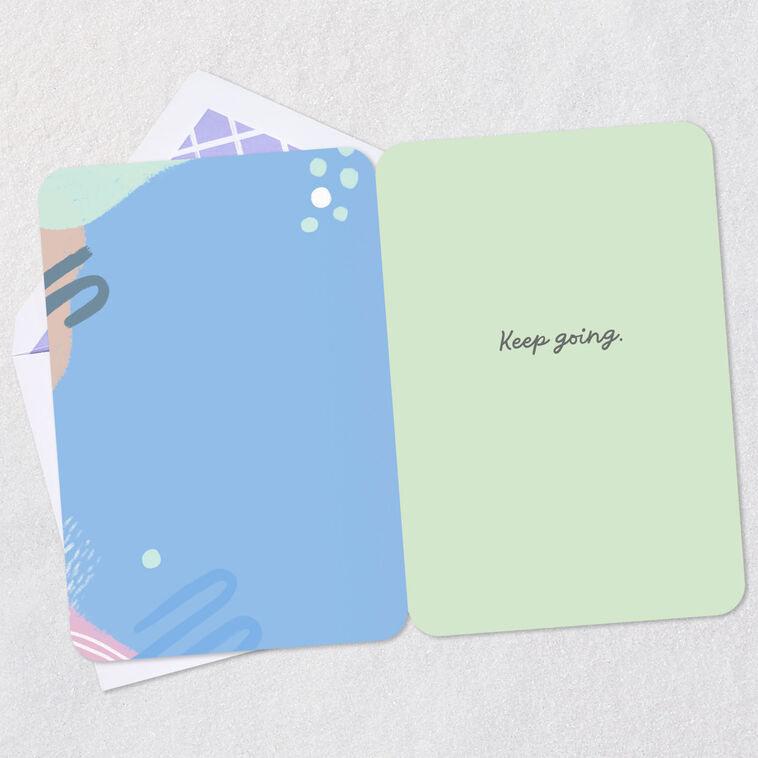 Hallmark Just Keep Going One Day At A Time Encouragement Card