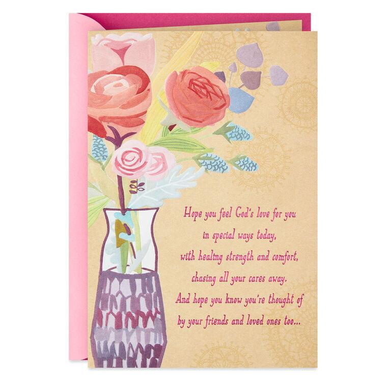 hallmark Just No Stopping You Religious Get Well Card