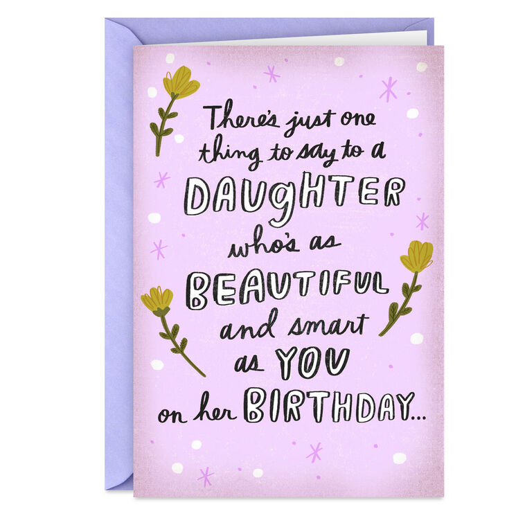 hallmark Just One Thing to Say Funny Birthday Card for Daughter