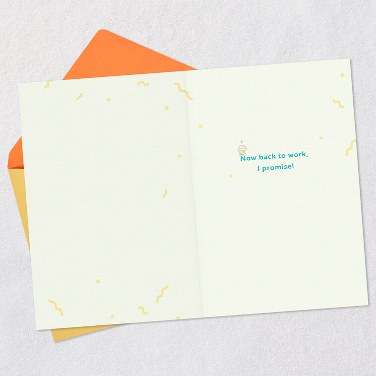 Hallmark Just Taking A Quick Break Funny Birthday Card For Boss