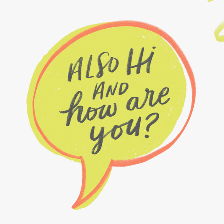 Hallmark Just Wanted To Say Hello Thinking Of You Card