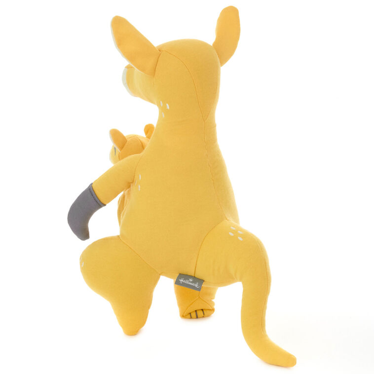 Hallmark Kangaroo And Baby Joey Stuffed Animal And Rattle Set
