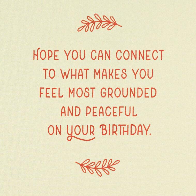 Hallmark Keep Blooming Birthday Card With Plant Stake