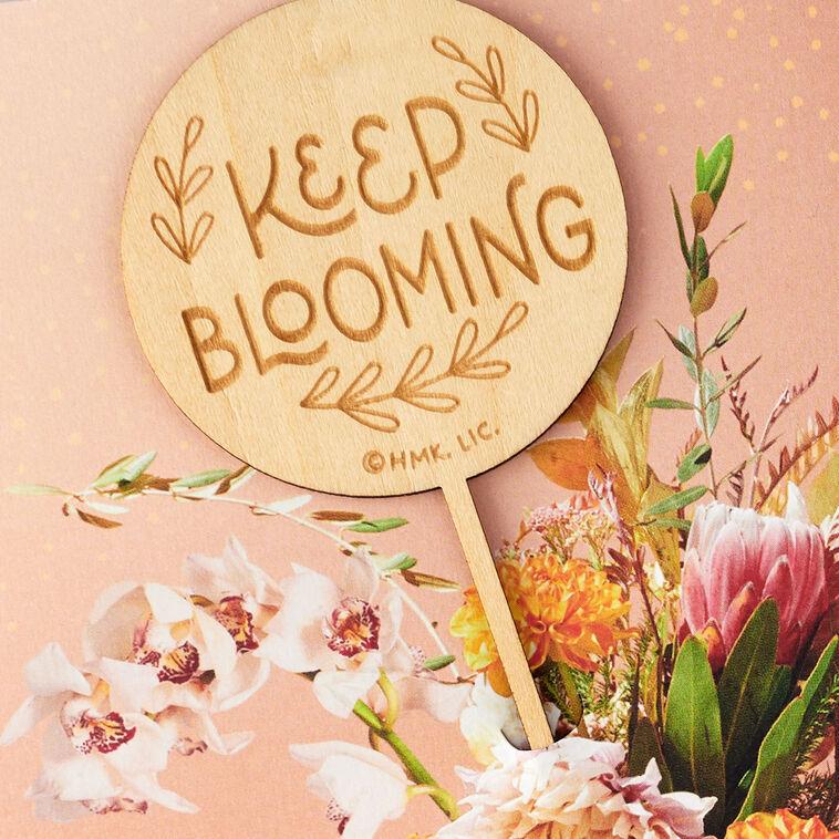 Hallmark Keep Blooming Birthday Card With Plant Stake