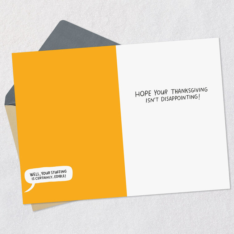 Hallmark Keeping Therapists Busy Funny Thanksgiving Card
