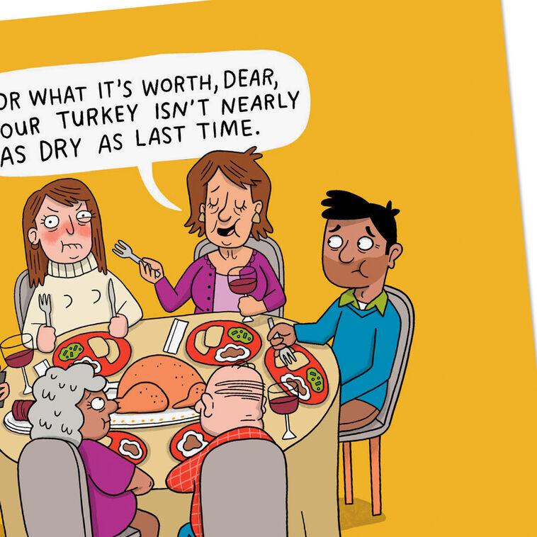 Hallmark Keeping Therapists Busy Funny Thanksgiving Card