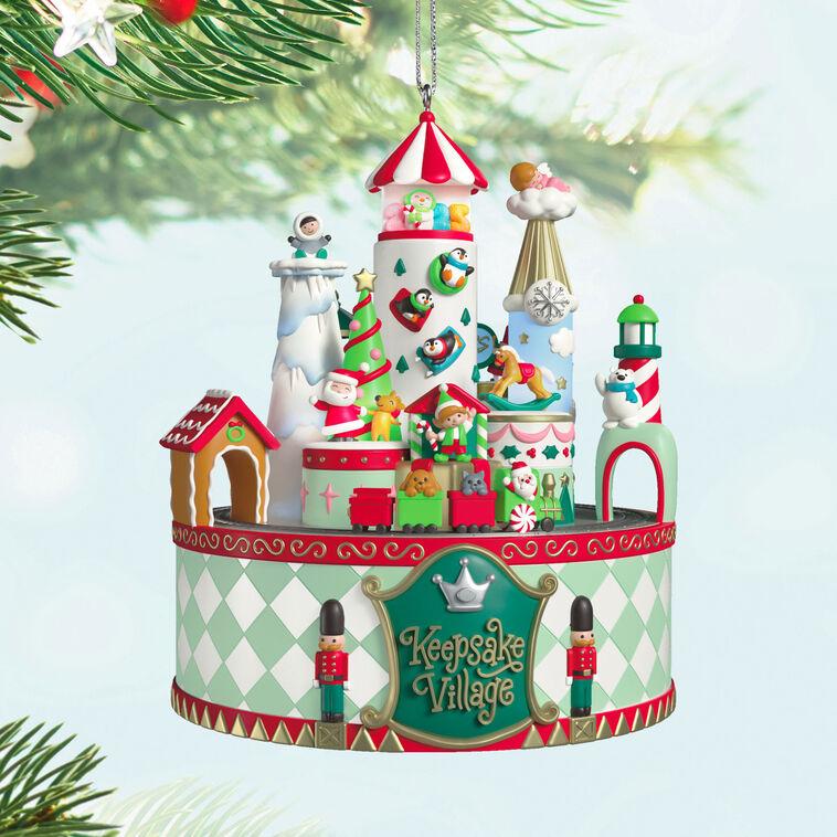 Hallmark Keepsake Village Musical Ornament With Light And Motion