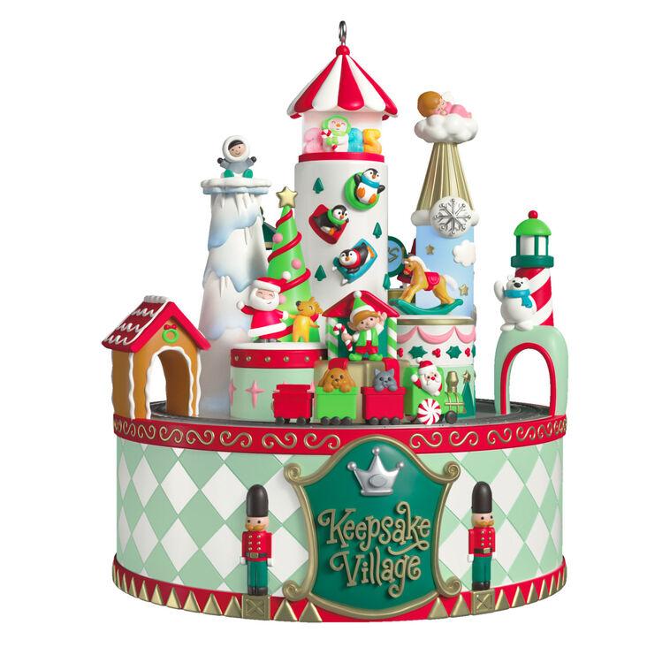 hallmark Keepsake Village Musical Ornament With Light and Motion