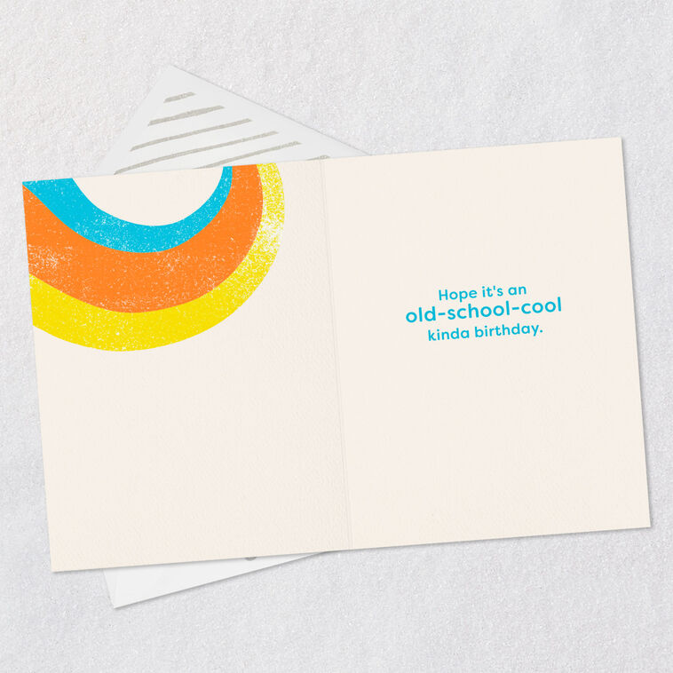 Hallmark Kickin' It Old-School Cool Funny Birthday Card