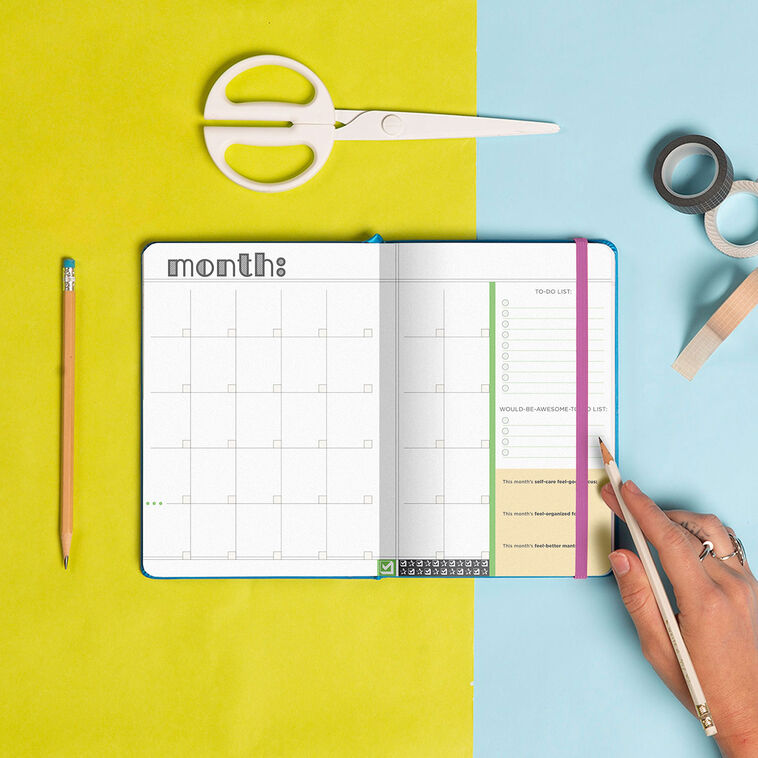 Hallmark Knock Knock Make-a-Plan Undated Planner Notebook