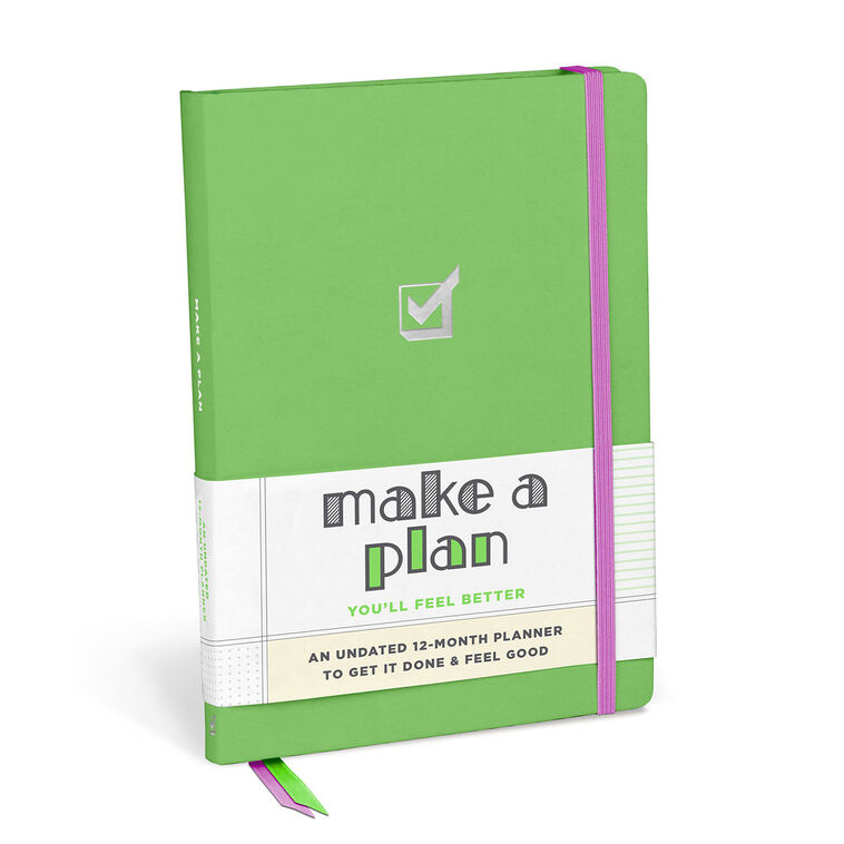 hallmark Knock Knock Make-a-Plan Undated Planner Notebook