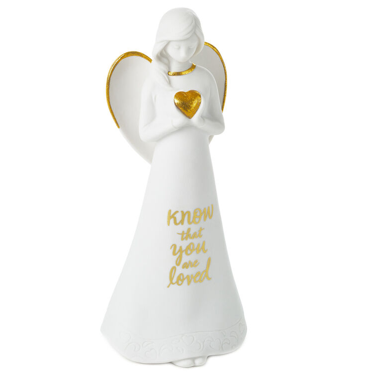 hallmark Know That You are Loved Angel Figurine 8.25"