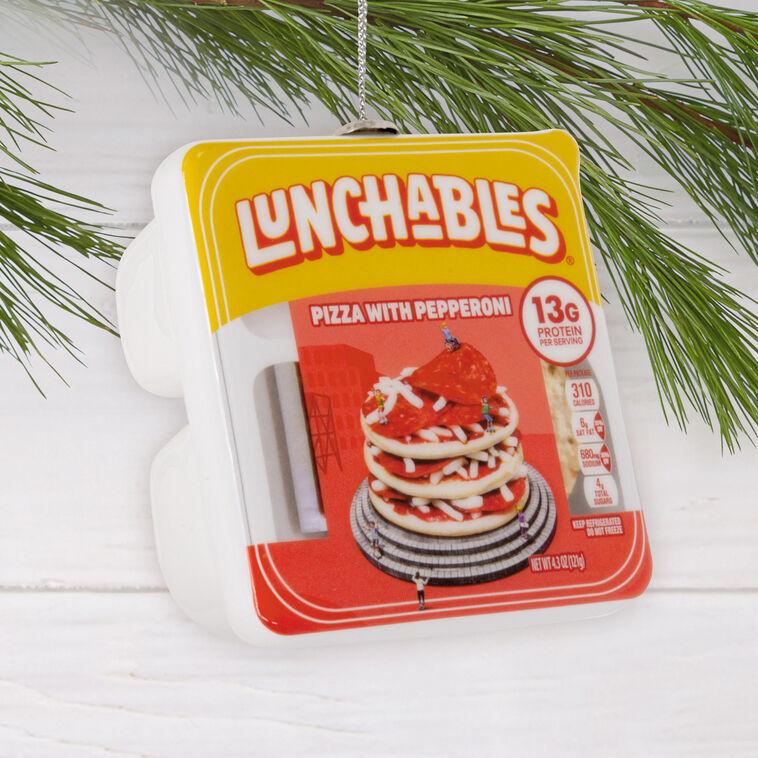 Hallmark Kraft Lunchables Pizza With Pepperoni Shatterproof Hallmark Ornament