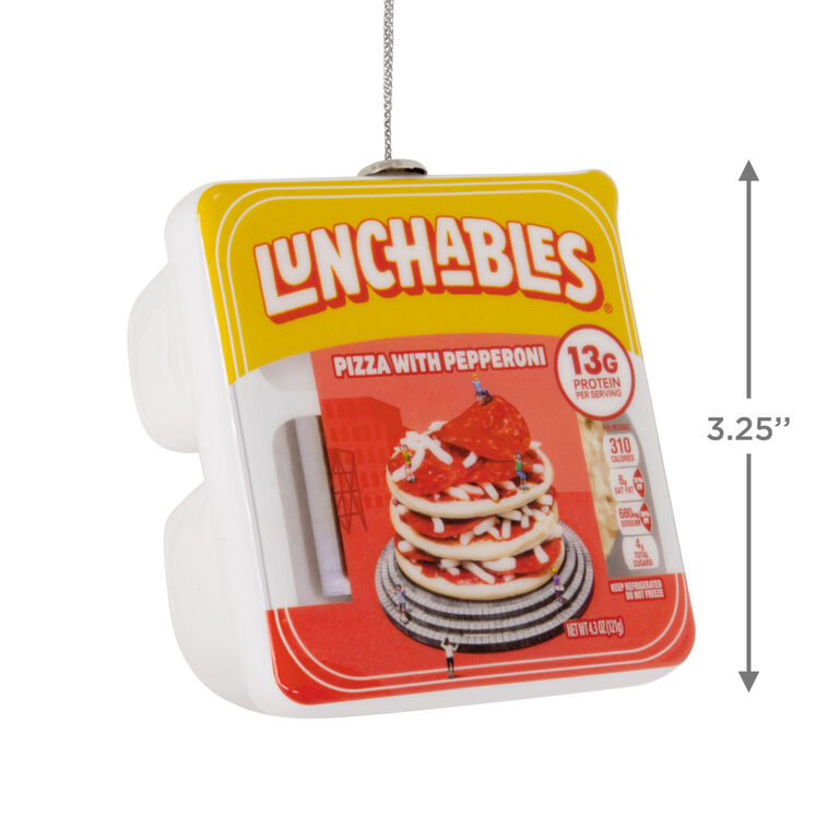 Hallmark Kraft Lunchables Pizza With Pepperoni Shatterproof Hallmark Ornament