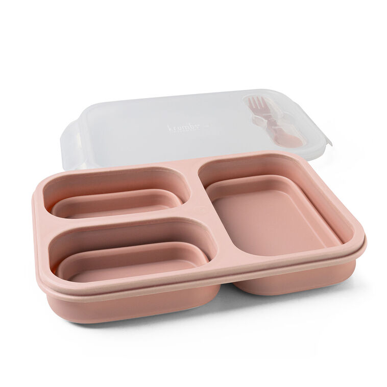 Hallmark Krumbs Kitchen Mauve Collapsible Silicone Meal Prep Container