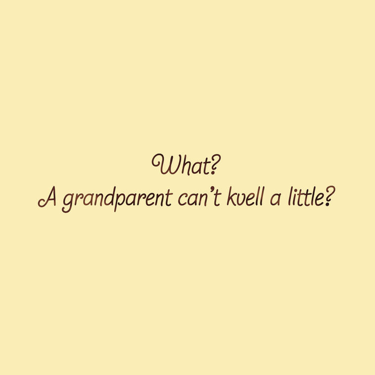 Hallmark Kvelling With Pride Rosh Hashanah Card For Grandchild