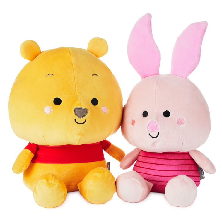 hallmark Large Better Together Disney Winnie the Pooh and Piglet Magnetic Plush Pair 11"
