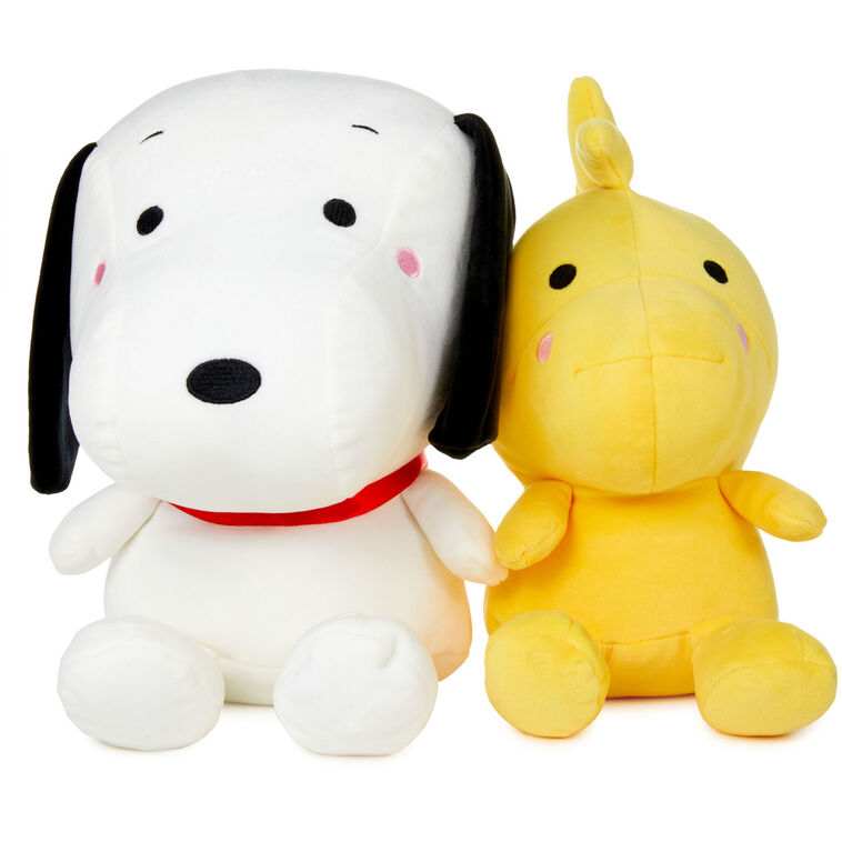 hallmark Large Better Together Peanuts® Snoopy and Woodstock Magnetic Plush Pair 10.5"
