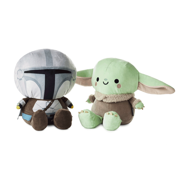 Hallmark Large Better Together Star Wars: The Mandalorian™ And Grogu™ Magnetic Plush Pair 10.5"
