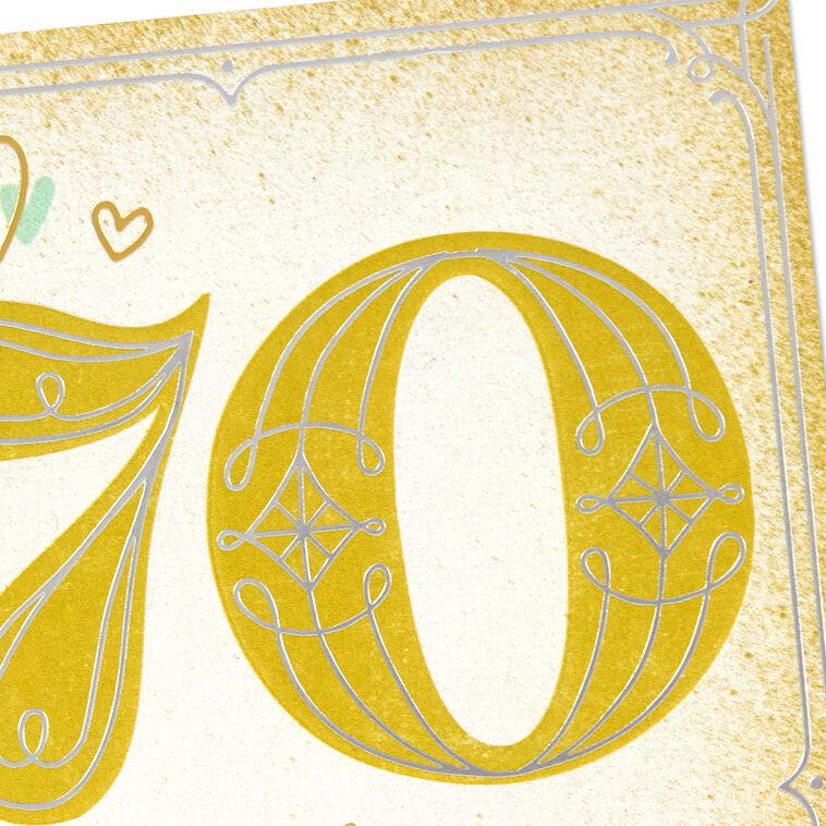 Hallmark Lasting Love 70th Anniversary Card For Couple
