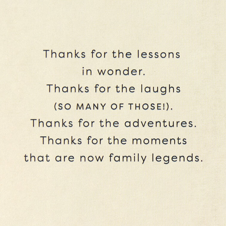 Hallmark Laughs Adventures And Lessons In Wonder Birthday Card For Son