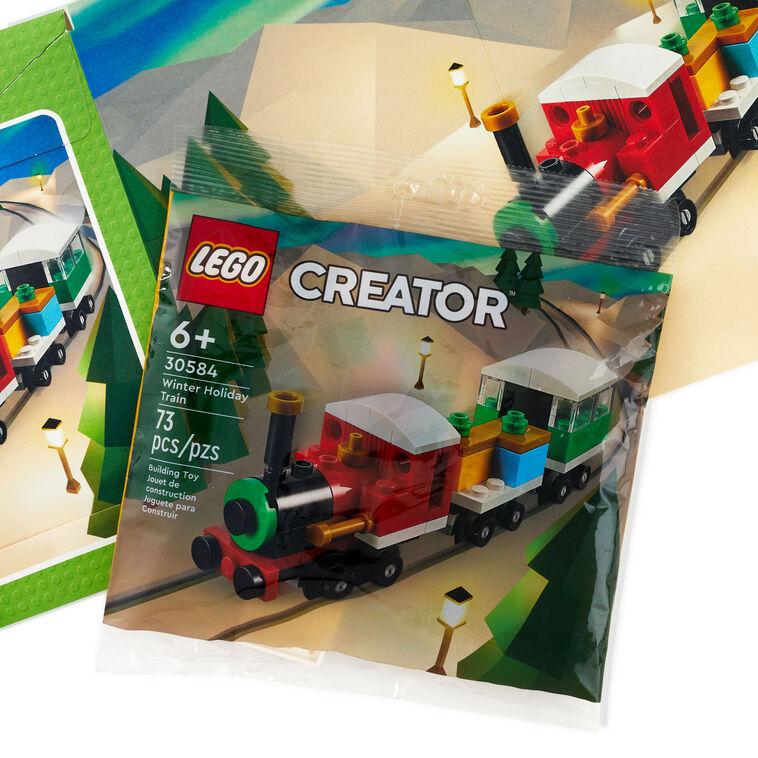 Hallmark LEGO® CREATOR™ Christmas Card For Kids With LEGO® Winter Holiday Train Set
