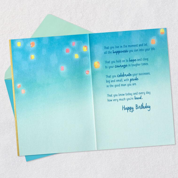 Hallmark Let All The Happiness Into Your Life Birthday Card For Son
