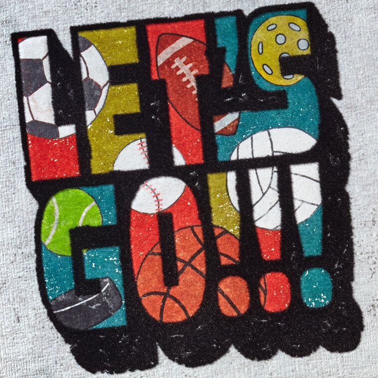 Hallmark Let's Go Sports Graphics Lettering Birthday Card For Kids