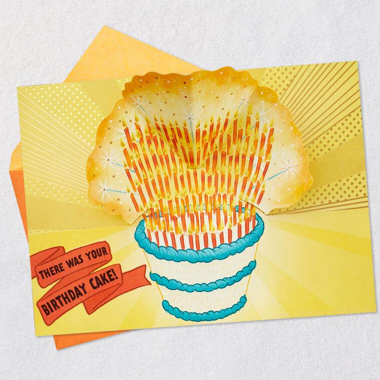 Hallmark Let There Be Light Funny Pop-Up Birthday Card