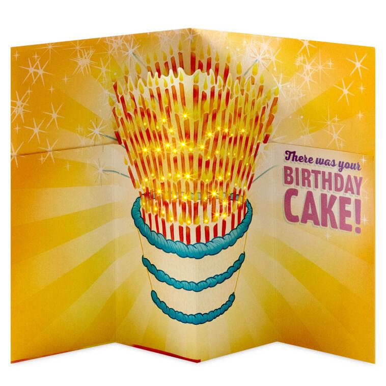 Hallmark Let There Be Light Pop-Up Musical Birthday Card