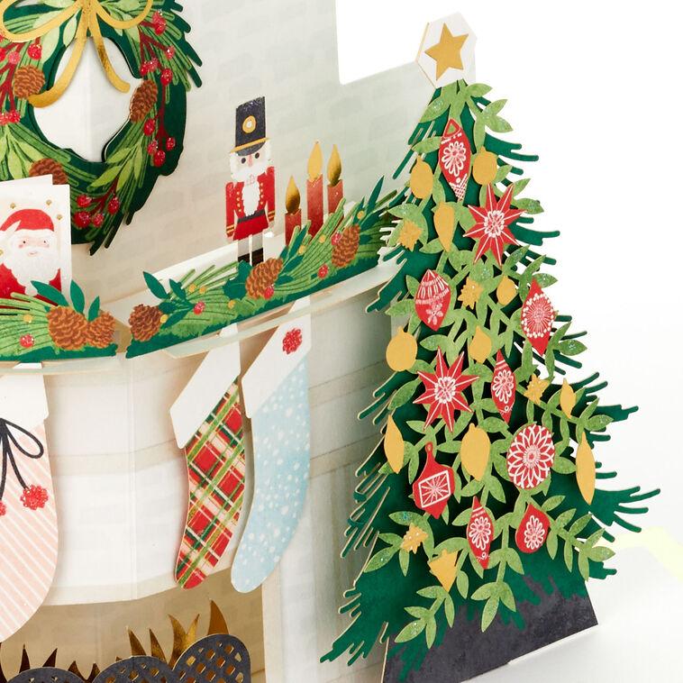 Hallmark Let Your Heart Be Light 3D Pop-Up Christmas Card