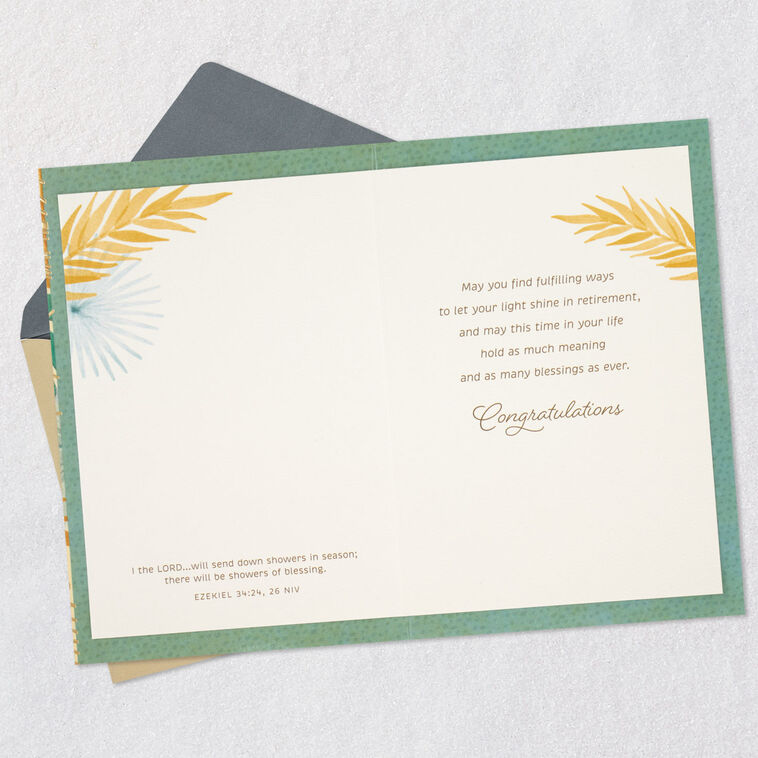 Hallmark Let Your Light Shine Religious Retirement Card