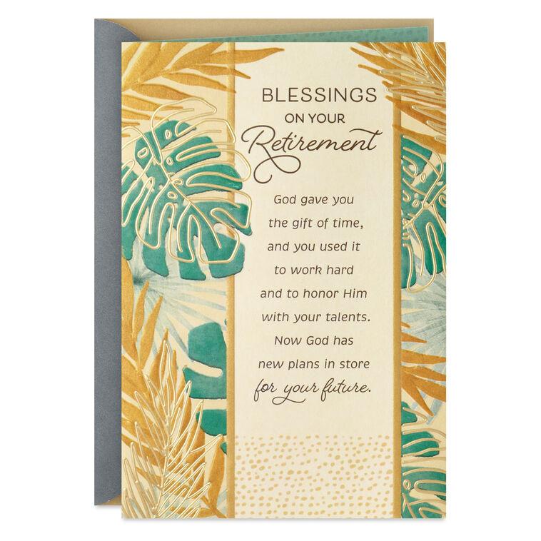 hallmark Let Your Light Shine Religious Retirement Card